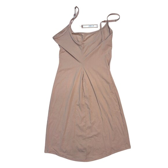 SKIMS Fits Everybody Slip Dress Tan Ochre M NWT Womens Shapewear Bodycon MSRP 68 - Picture 3 of 3
